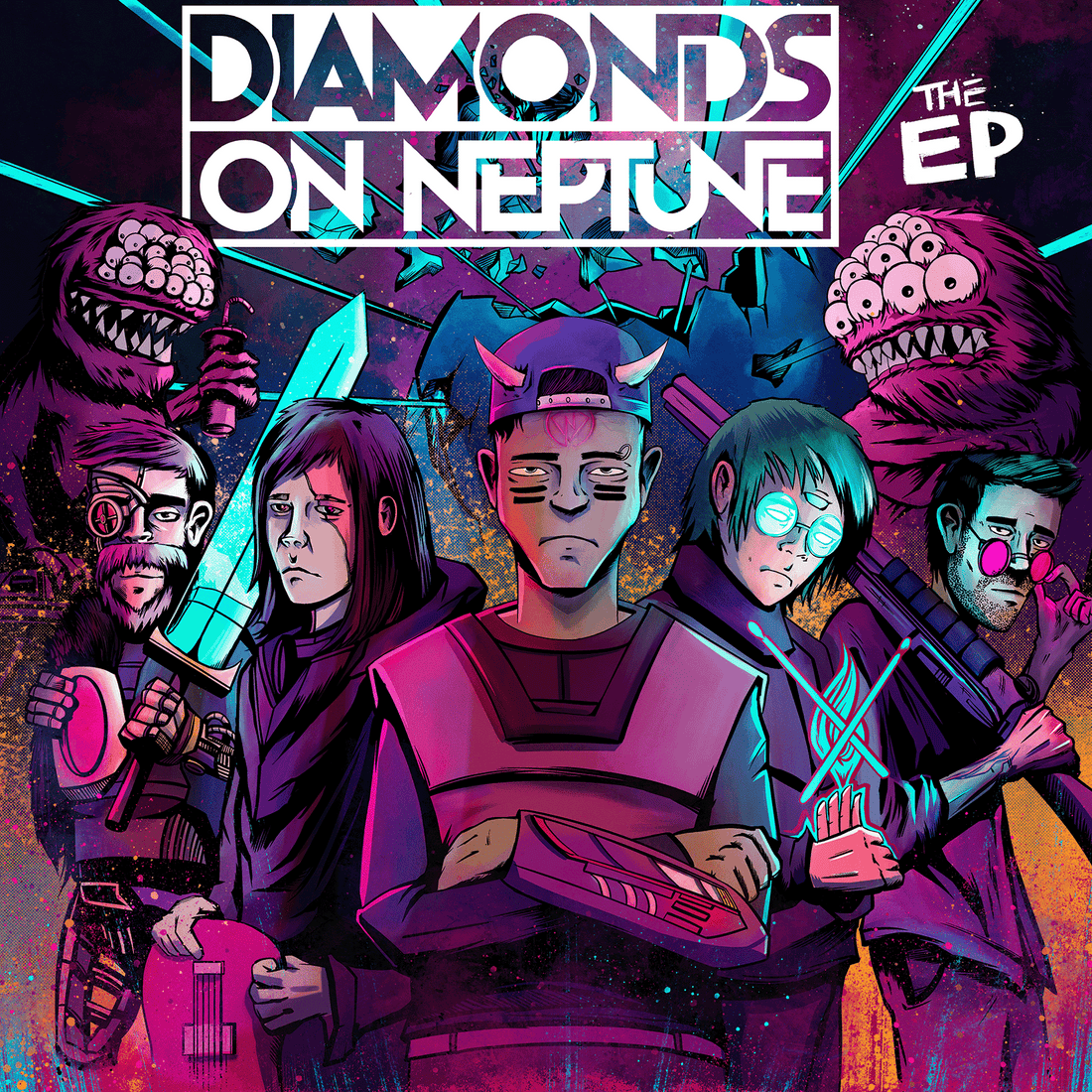 BRANDING & ILLUSTRATIONS: DIAMONDS ON NEPTUNE